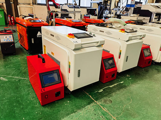 1000w 1500w 2000w 3000w Soldador de Laser de Limpeza de Metal de Mão 3 em 1