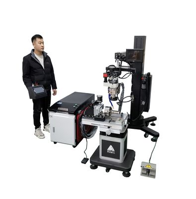 Máquina de solda a laser de molde de fibra de metal CW 1000W 1500W 2000W Para reparação de molde